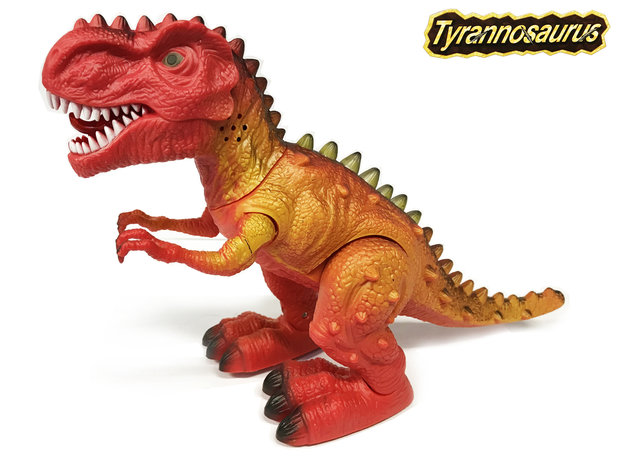 Dinosaurus speelgoed - Tyrannosaurus - met lichtjes en dinosaurus geluid 32 CM