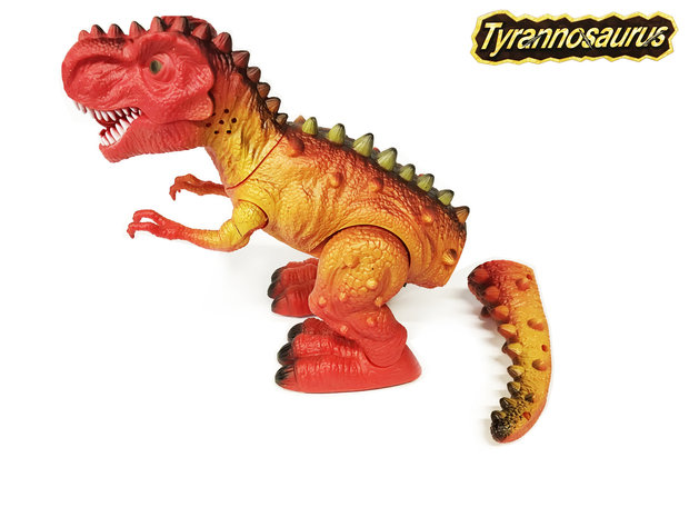 Dinosaurus speelgoed - Tyrannosaurus - met lichtjes en dinosaurus geluid 32 CM