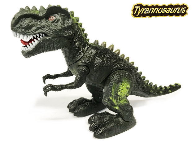 Dinosaurus speelgoed - Tyrannosaurus - met lichtjes en dinosaurus geluid 32 CM