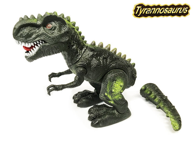 Dinosaurus speelgoed - Tyrannosaurus - met lichtjes en dinosaurus geluid 32 CM