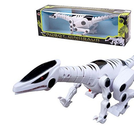 Robot Dinosaurus - met echte dinosaurus geluid en beweegbaar (37cm)