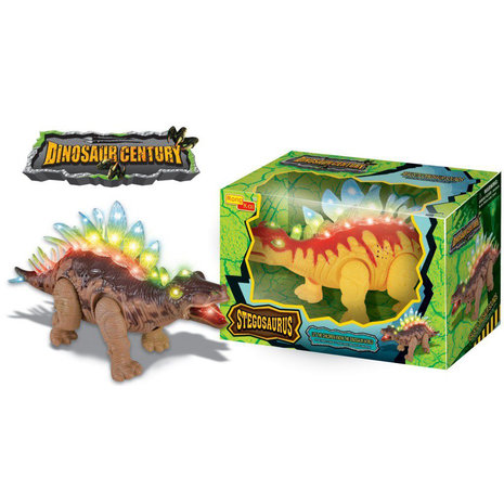 Dinosaurus speelgoed - Stegosaurus - met lichtjes en dinosaurus geluid 