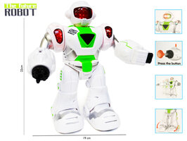 The Future Robot - speelgoed robot Super Warrior- LED licht en geluid - schiet pijltjes - 22CM