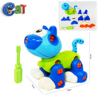 Speelgoed bouwset DIY schattig kat educatief speelset - met schroevendraaier 