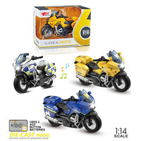 Politiemotor Die cast - licht en geluid