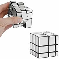 Mirror cube - breinbreker kubus 3x3x3 - QiYi cube zilver