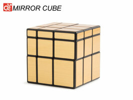 Mirror cube - breinbreker kubus 3x3x3 - QiYi cube gold