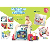 Multifunctionele loopstoeltje en fitnessrek voor baby's