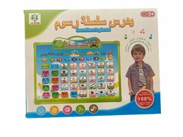 islamitische peuter Bestudeer de serie tekeningen