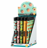 Gas aanstekers - Fruit- 25 stuks - navulbaar - TOM®