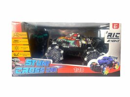 RC Auto - STUNT CROSS CAR - Ferngesteuertes Monsterauto - 2,4 GHz 1:18