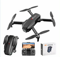 Drone - brushless motor - HD camera live camera - hovermode - opvouwbaar incl. tas