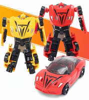 Transformeerbare Robot & sportauto Fighter Warrior Bots - Suba Racer – 2-in-1 per 2 stuks