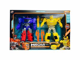 Transform Mecha Robots – 2in1 robot en auto - set van 2 stuks