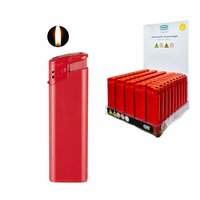Elektrische Aanstekers - Rood Bedrukbare Aansteker blanco - 50 stuks - Verstelbare & navulbaar 