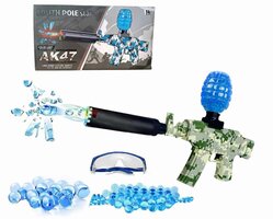 Gel Blaster AK47 Army - Luminous Silencer met Led licht - compleet set - oplaadbaar - 45 cm 