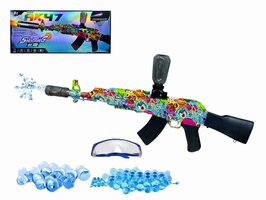 Shooting Elite Gel Blaster - Luminous Silencer - AK 47 Led Light - compleet set - Oplaadbaar - 74CM