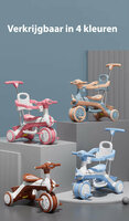 Kinder driewieler met duwstang - Muziek en Licht