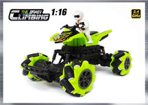 RC Climbing Car QUAD 1:16 2.4ghz - BRAVE speelgoed auto (oplaadbaar) 25CM RC Climbing Car QUAD 1:16 2.4ghz - BRAVE speelgoed auto (oplaadbaar) 25CM