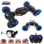 Rc Stunt Car 4WD 1:10 Transformer auto met hand en Afstandsbediening bestuurbaar Twisten Off-Road Voertuig 2.4ghz Rc Stunt Car 4WD 1:10 Transformer auto met hand en Afstandsbediening bestuurbaar Twisten Off-Road Voertuig 2.4ghz