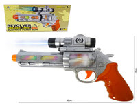 Revolver Flash Gun - elektrische speelgoed pistool - Led licht en geluiden - 30CM Revolver Flash Gun - elektrische speelgoed pistool - Led licht en geluiden - 30CM