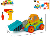 RC DIY Graafmachine truck speelgoed bouwset 24st + schroefboormachine 2in1 (33cm) RC DIY Graafmachine truck speelgoed bouwset 24st + schroefboormachine 2in1 (33cm)