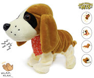 Blaffende speelgoed hondje - Met 7 verschillende kunstjes op geluid/aanraken - Voice Control Pets clap dog- 29CM Blaffende speelgoed hondje - Met 7 verschillende kunstjes op geluid/aanraken - Voice Control Pets clap dog- 29CM