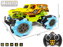 RC Monster Car off-road BRAVE - Radio Grafisch Auto 2.4ghz - Oplaadbaar RC Monster Car off-road BRAVE - Radio Grafisch Auto 2.4ghz - Oplaadbaar