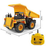 RC kiepwagen speelgoed werkvoertuig met laadbak - 2.4ghz radio grafisch bestuurbare truck 1:24 RC kiepwagen speelgoed werkvoertuig met laadbak - 2.4ghz radio grafisch bestuurbare truck 1:24